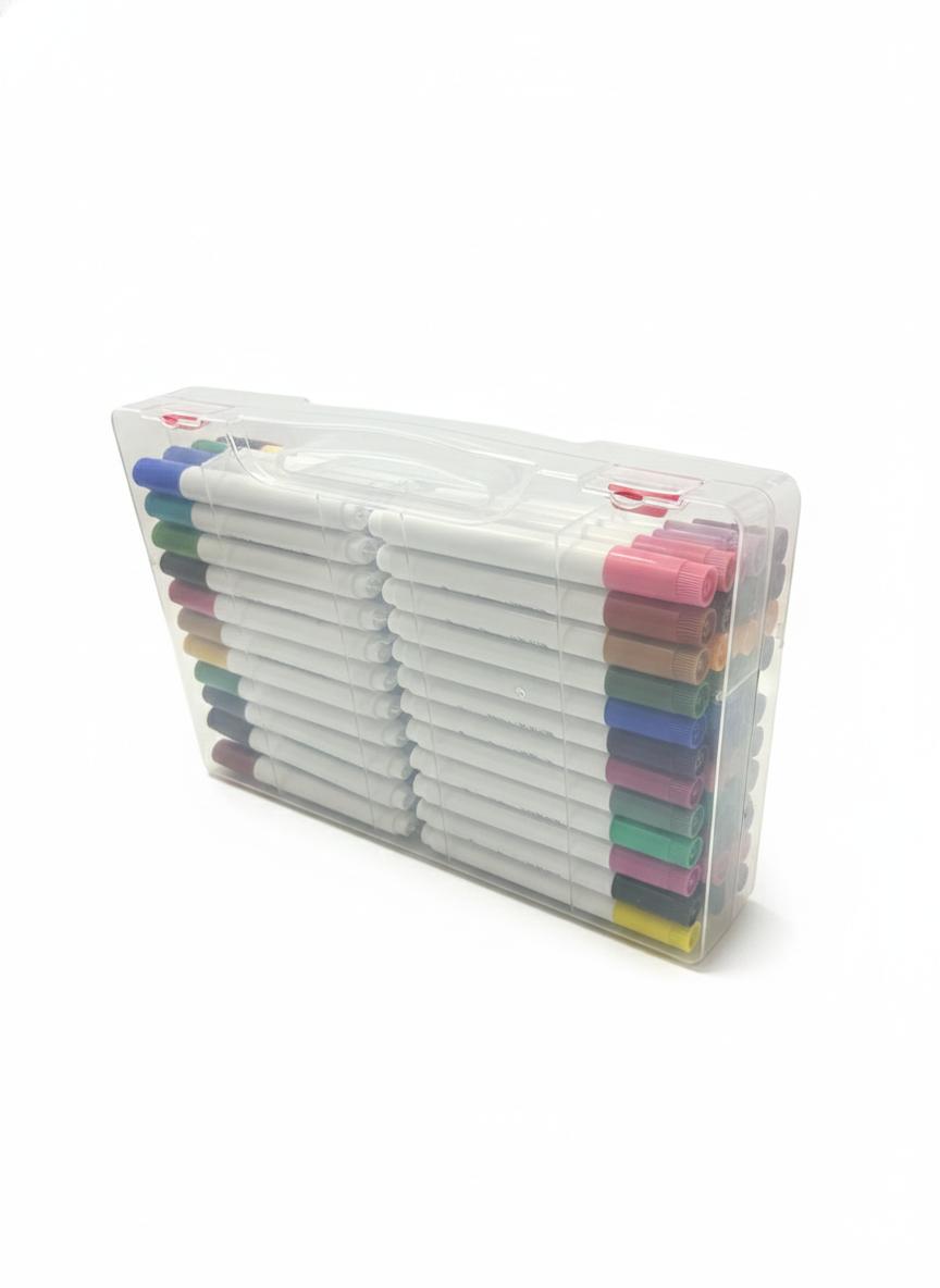 Set De Marcadores Acrilicos 60 Pzas Sof- Tip Punta  Pincel