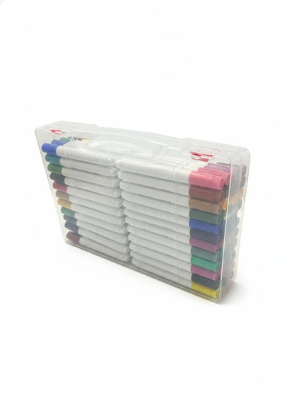 Set De Marcadores Acrilicos 60 Pzas Sof- Tip Punta  Pincel