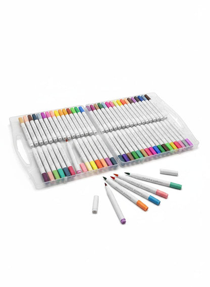 Set  De Plumones Aacrilico SOFT-TIP De 48 Pzas Multicolor