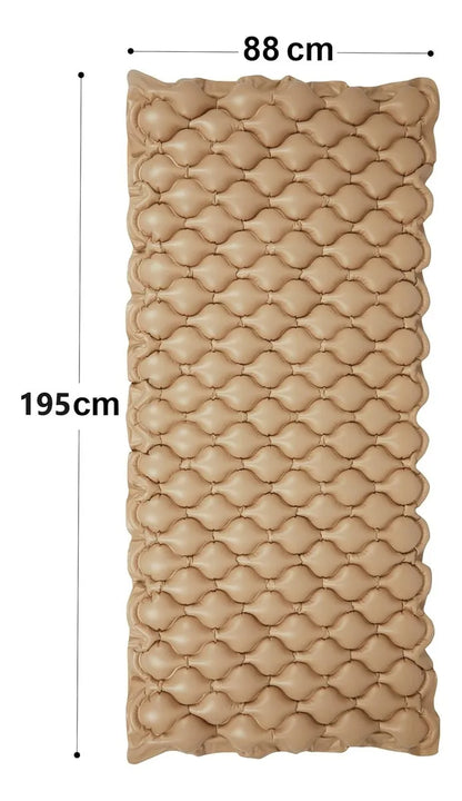 Colchón Antiescara Medihome Ca-001 Con Motor Blunding 1 Plaza Color Beige Color Beige Claro