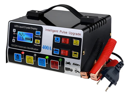Cargador De Batería Automático Inteligente Auto Moto Camión