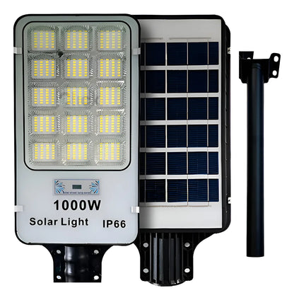 Foco Lampara Reflector 1000w Solar Iluminacion Alta Potencia Gris Blanco Frío