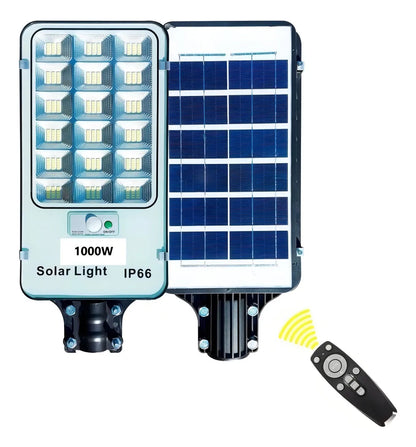 Foco Lampara Reflector 1000w Solar Iluminacion Alta Potencia Gris Blanco Frío