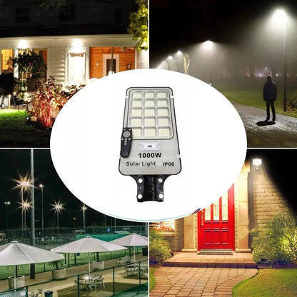 Foco Lampara Reflector 1000w Solar Iluminacion Alta Potencia Gris Blanco Frío