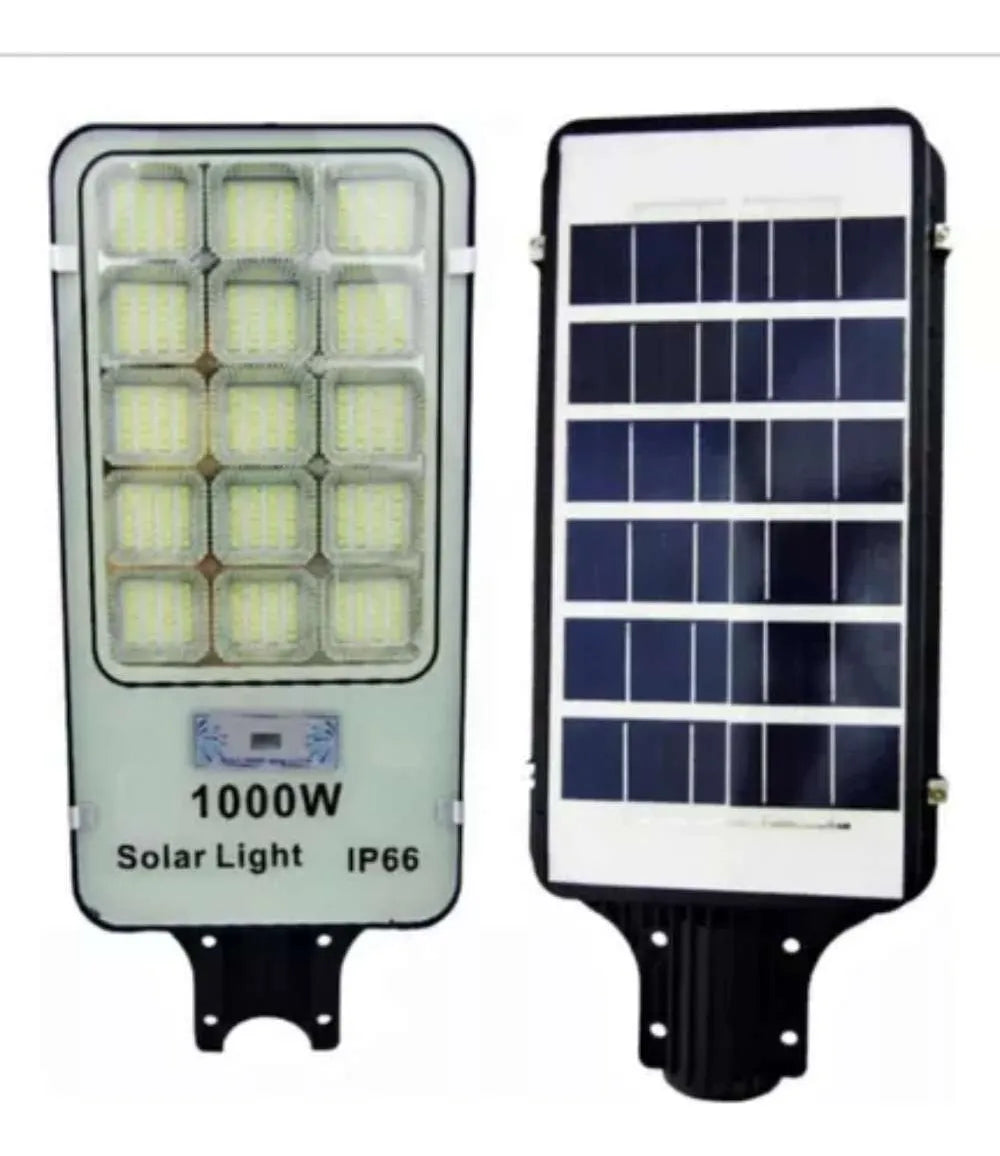 Foco Lampara Reflector 1000w Solar Iluminacion Alta Potencia Gris Blanco Frío