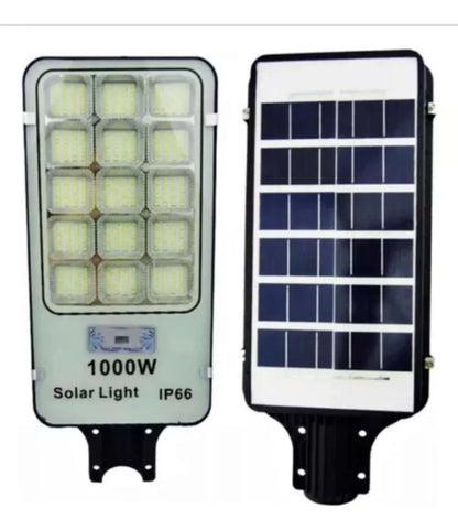 Foco Lampara Reflector 1000w Solar Iluminacion Alta Potencia Gris Blanco Frío