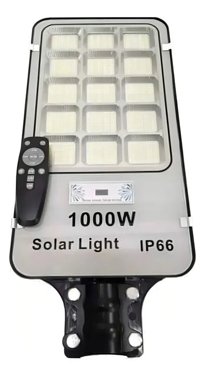 Foco Lampara Reflector 1000w Solar Iluminacion Alta Potencia Gris Blanco Frío