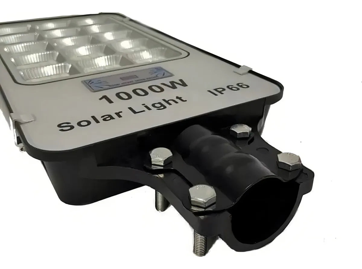 Foco Lampara Reflector 1000w Solar Iluminacion Alta Potencia Gris Blanco Frío