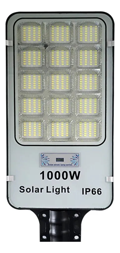 Foco Lampara Reflector 1000w Solar Iluminacion Alta Potencia Gris Blanco Frío