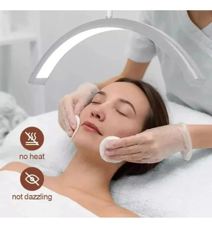 Lampara Led Media Luna Estética Para Pestañas Cejas Cutis, Negra, Rosada,Blanca