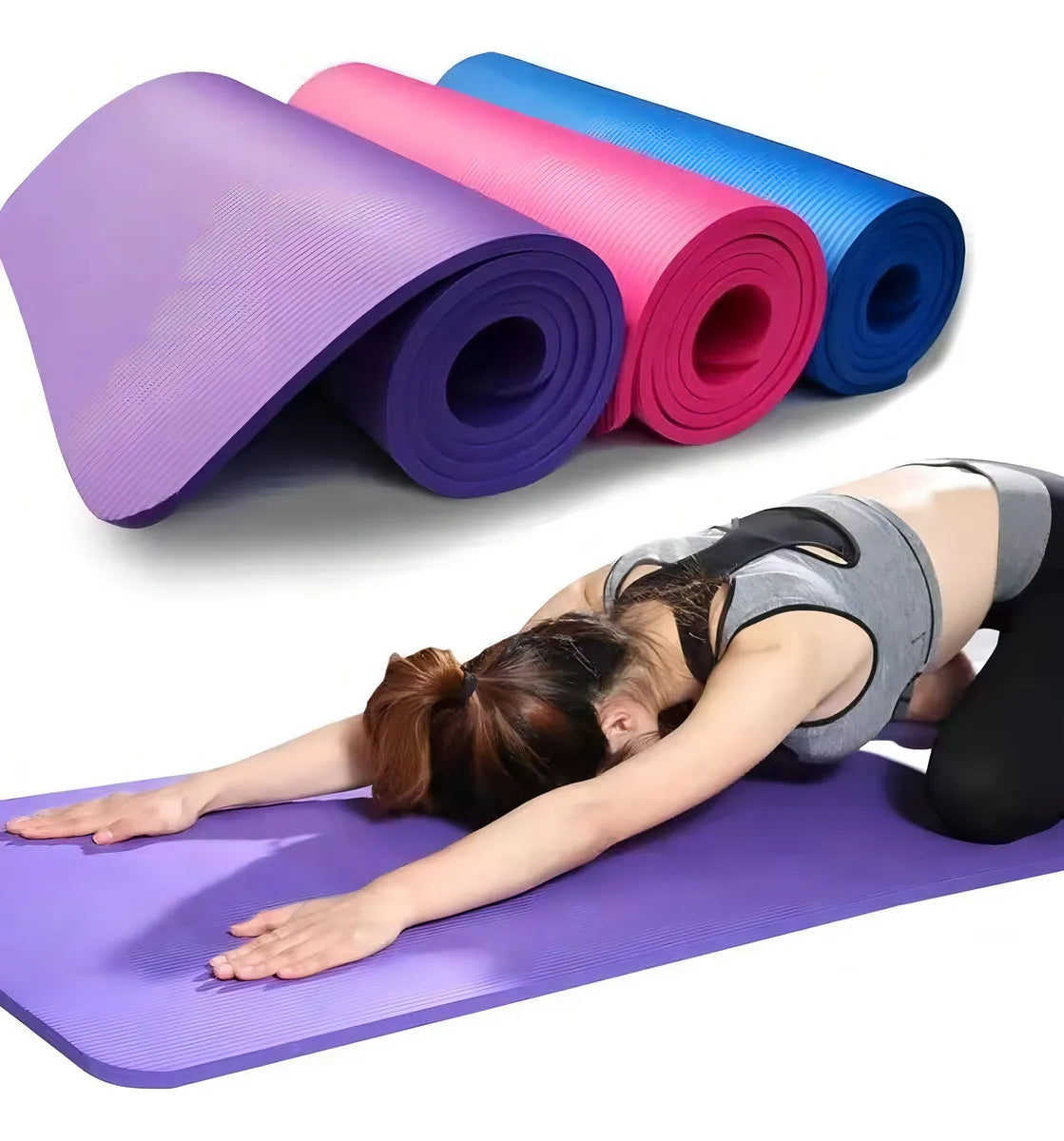 Colchoneta Para Yoga ,Pilates Ejercicio, Manta Yoga