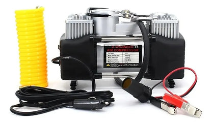 Compresor de Aire Neumáticos Cilindro Dual 150 Psi Color Plateado Fase eléctrica Monofásica Frecuencia 50 HZ