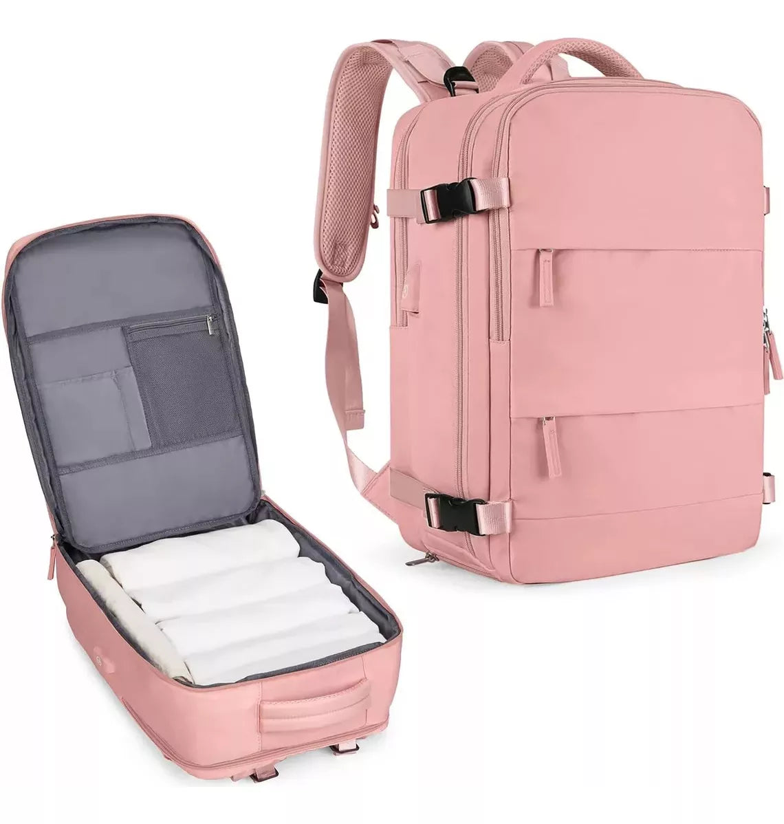 Mochila de Viaje Expansible Cabina Avión Aprobada 40litros