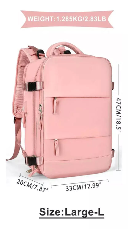 Mochila de Viaje Expansible Cabina Avión Aprobada 40litros