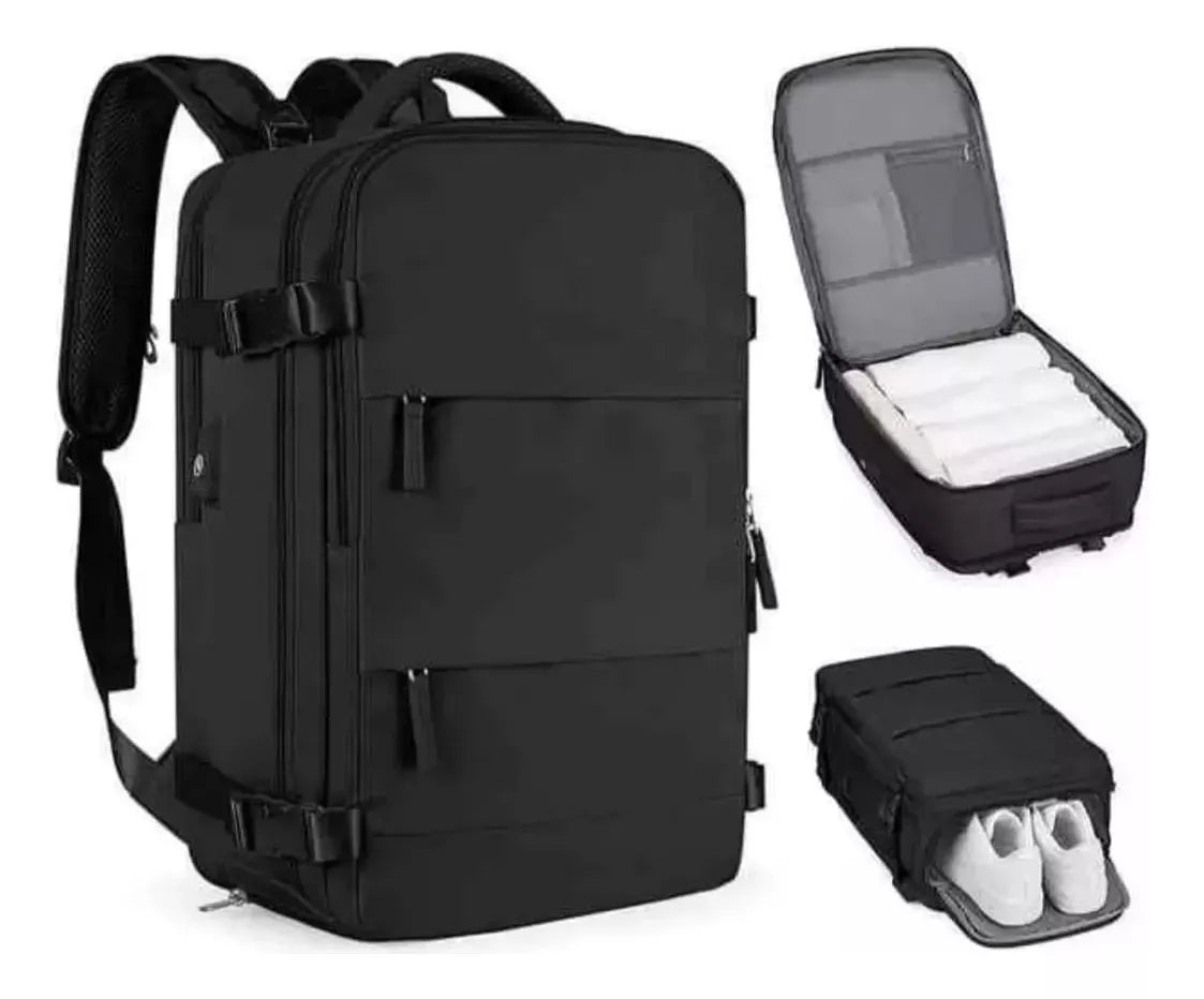 Mochila de Viaje Expansible Cabina Avión Aprobada 40litros