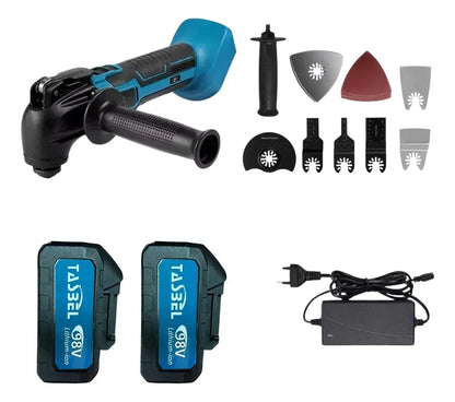 Herramienta Multifuncional Oscilante Accesorios + 2 Baterias