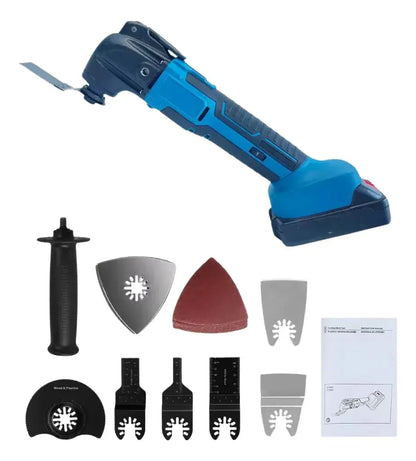 Herramienta Multifuncional Oscilante Accesorios + 2 Baterias