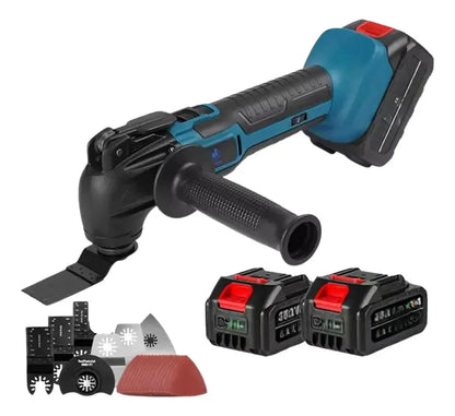 Herramienta Multifuncional Oscilante Accesorios + 2 Baterias