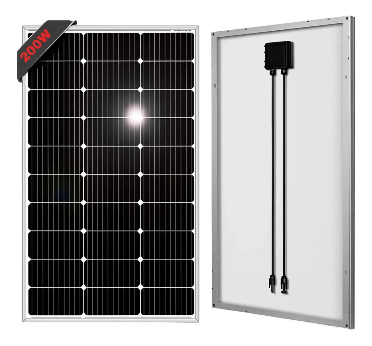 Panel Solar 200W Monocristalino, Panel Solar 200w 12V  Celdas Monocristalino Fotovoltaico