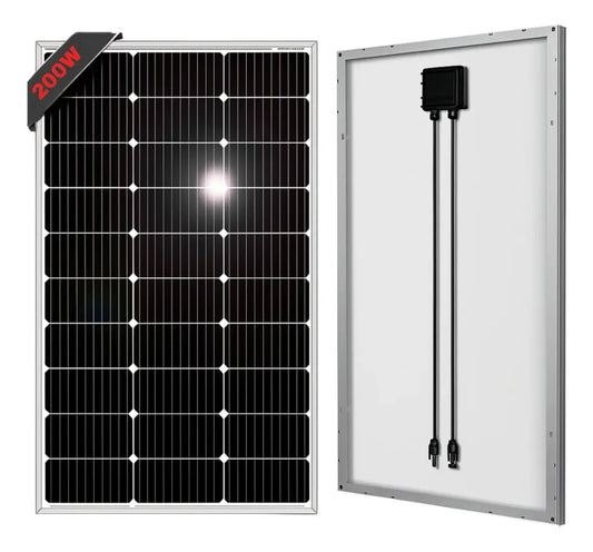 Panel Solar 200W Monocristalino, Panel Solar 200w 12V  Celdas Monocristalino Fotovoltaico