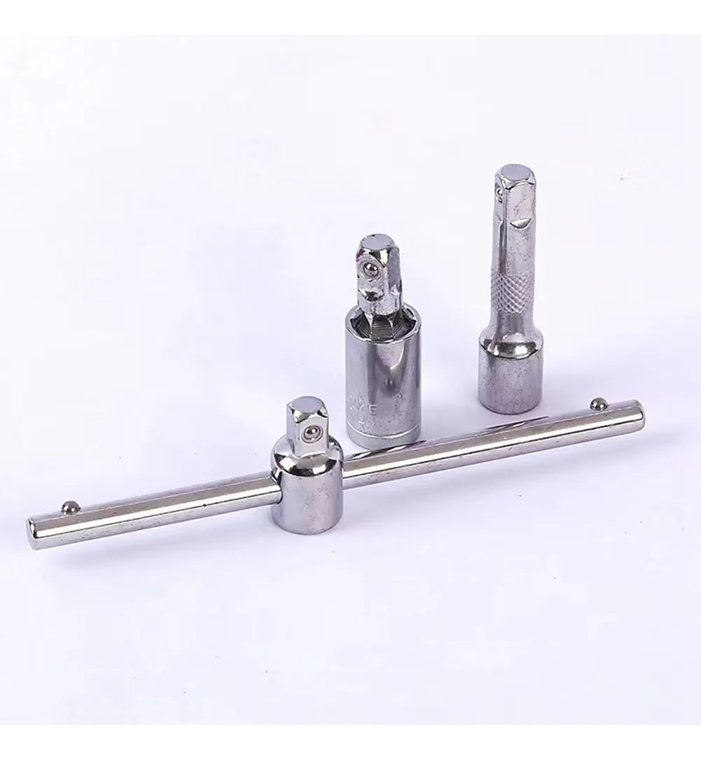 Kit De Herramientas Auto Chicharra Cuadrante 1/4 46 Piezas