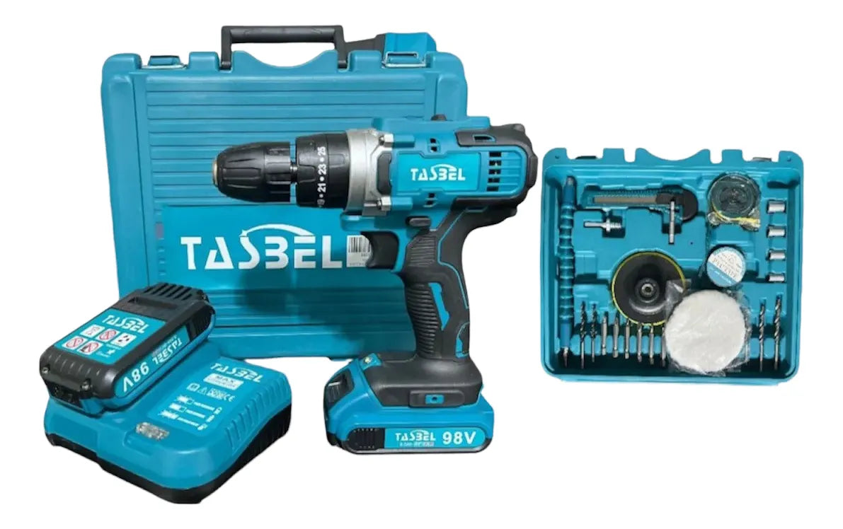 Kit De Taladro Con Accesorios Pulidor 24v