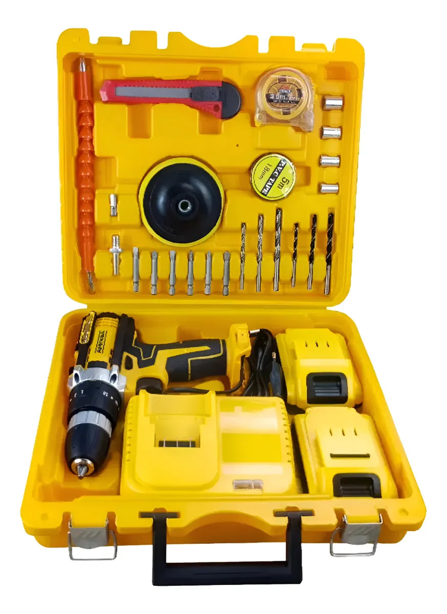 Kit De Taladro Con Accesorios Pulidor 24v