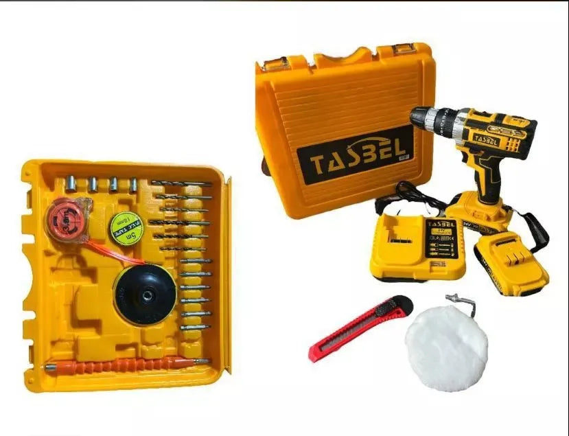 Kit De Taladro Con Accesorios Pulidor 24v