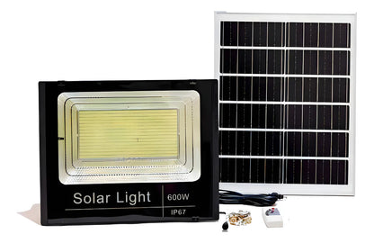 Foco Solar 600 Watts Panel Separado + Control Remoto Ip67